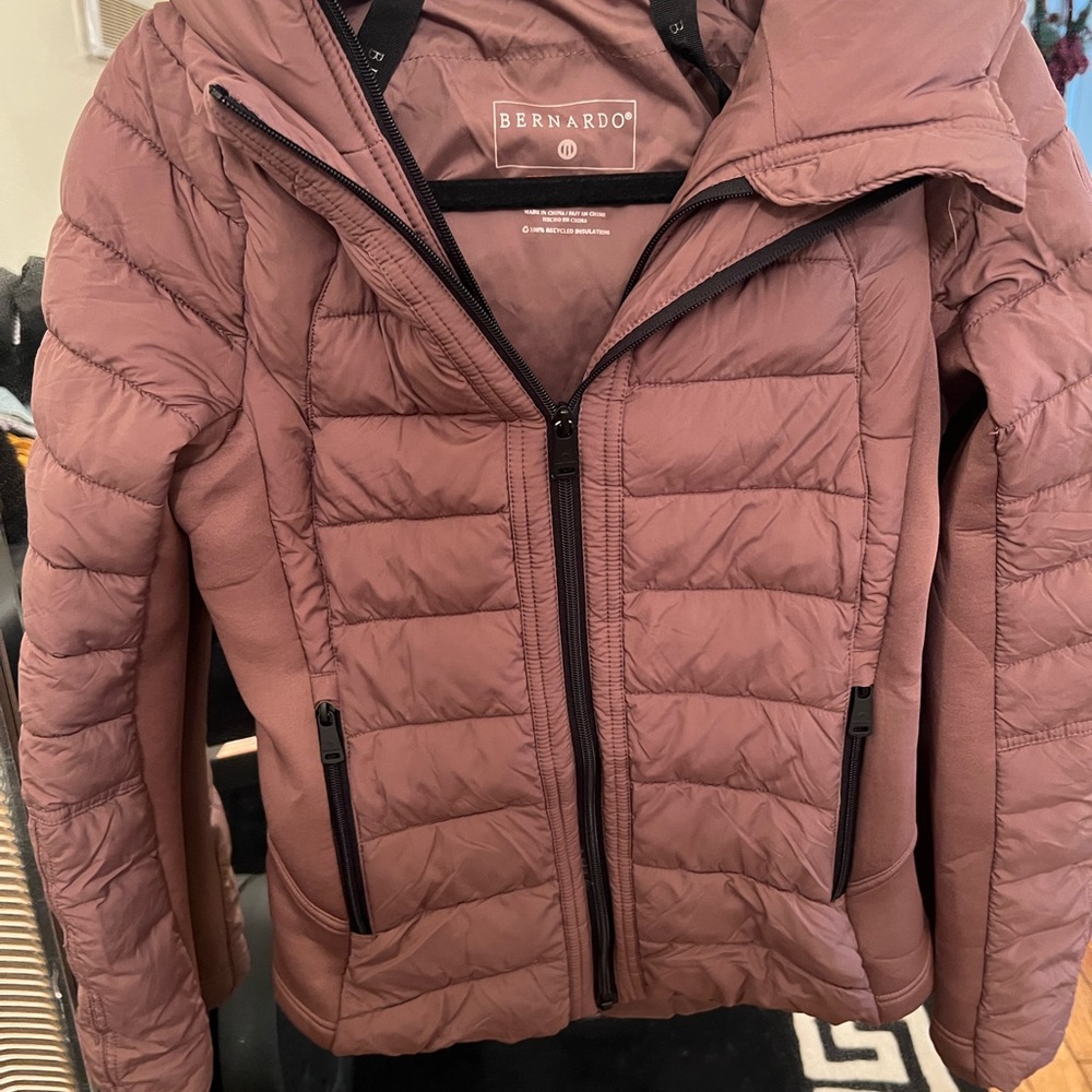 Bernardo Women's Dusty Rose Puffer Jacket